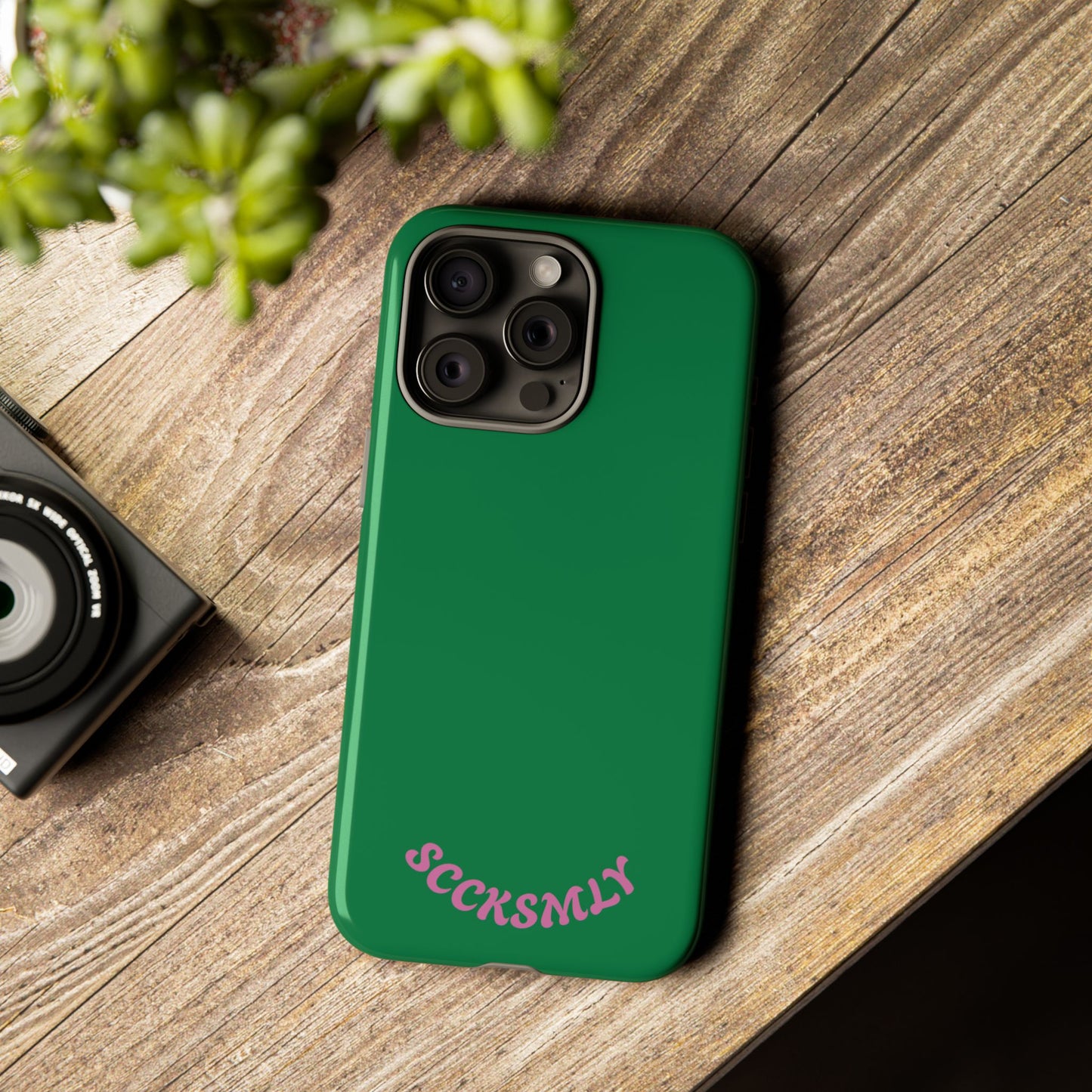 SOLID Garden Pink Tough Case for Apple