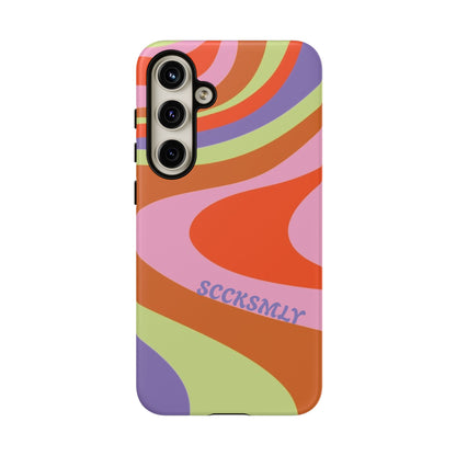 Curvy Swirl Phone Case for Samsung