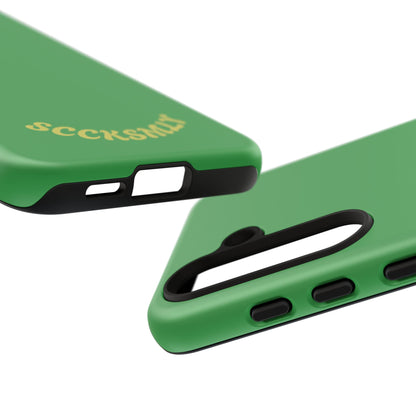 SOLID Green Grin Tough Case for Samsung