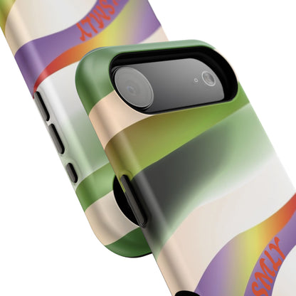 Green Waves Phone Case for Apple