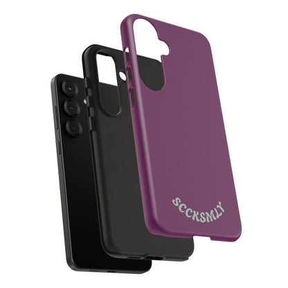 SOLID Amethyst Matte Tough Phone Case for Samsung