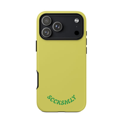 SOLID Lemon Pop Tough Case for Apple