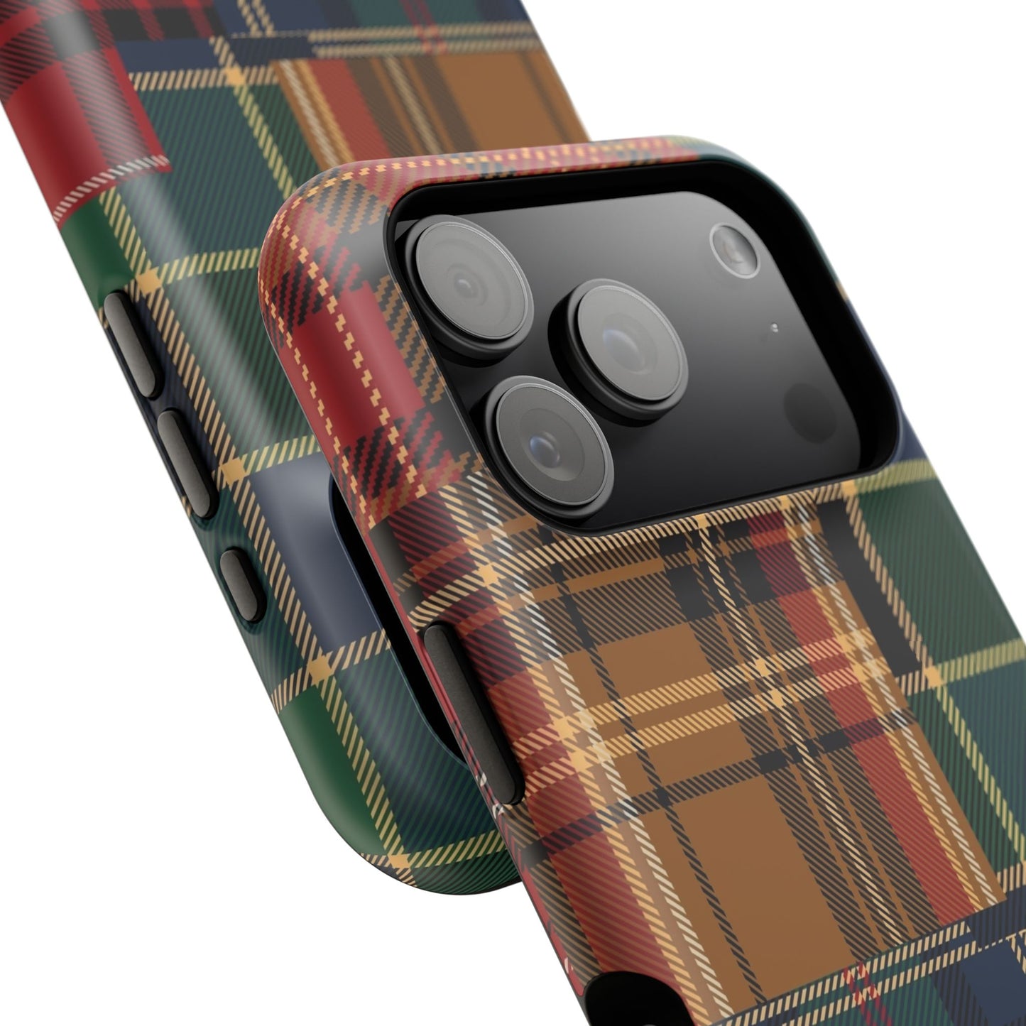 Heritage Hues Patchwork Tough Phone Case for Apple