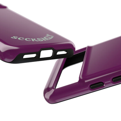 SOLID Amethyst Matte Tough Phone Case for Google Pixel