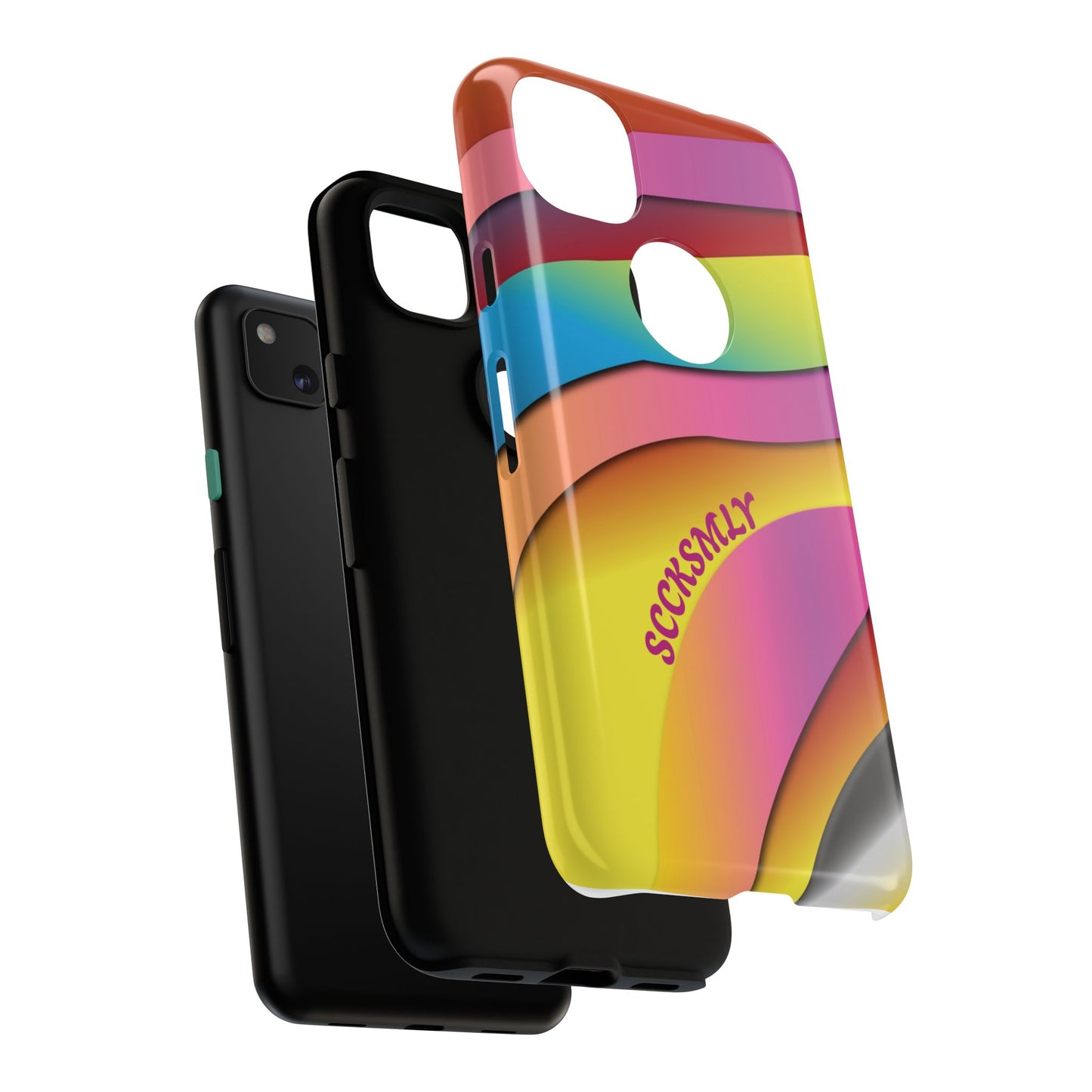 Modern Retro Rainbow Phone Case for Google Pixel