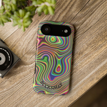 Acid Swirl Phone Case for Apple