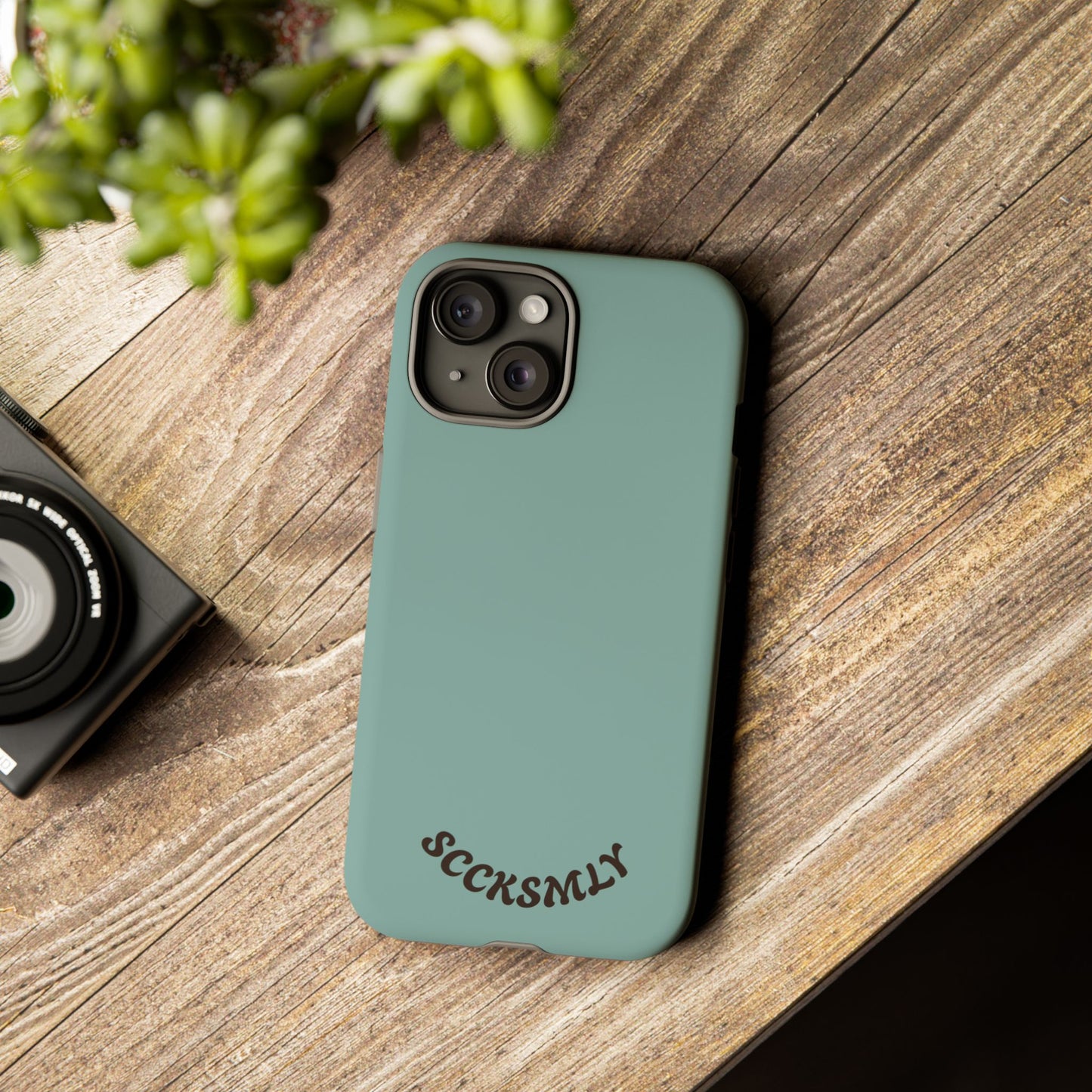 SOLID Fudge Mint Crunch Tough Phone Case for Apple