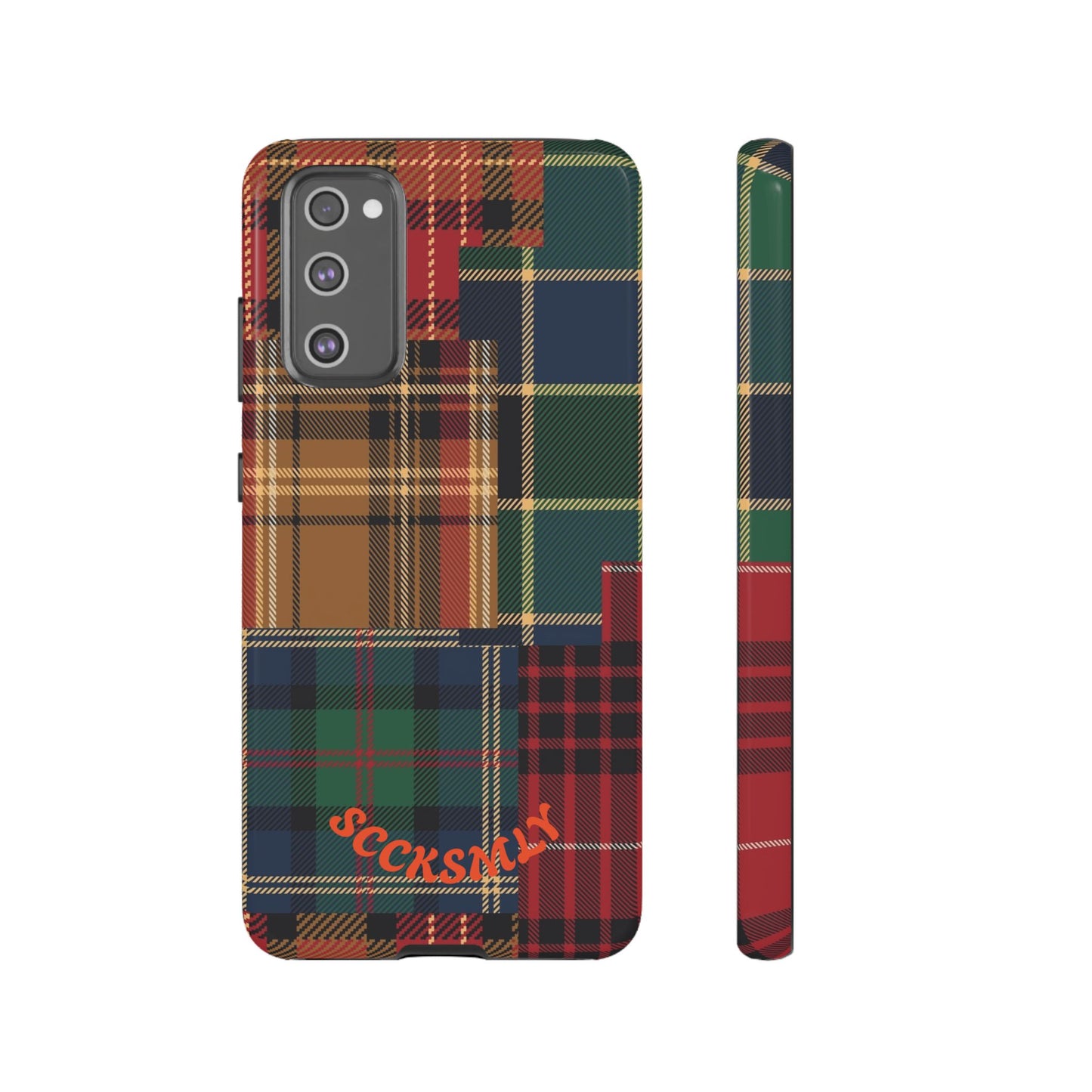 Heritage Hues Patchwork Tough Phone Case for Samsung