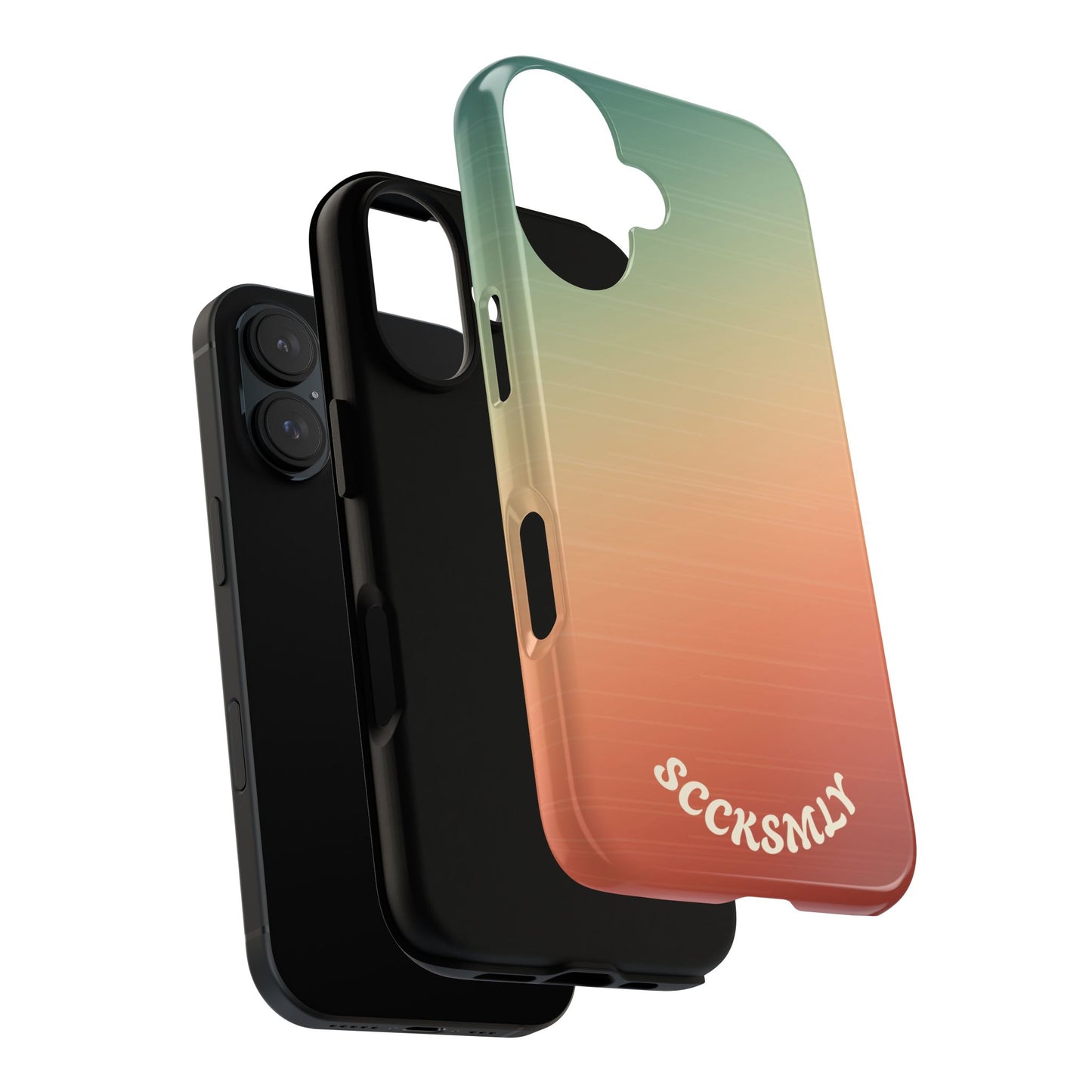 Warm Ombré Tough Phone Case for Apple