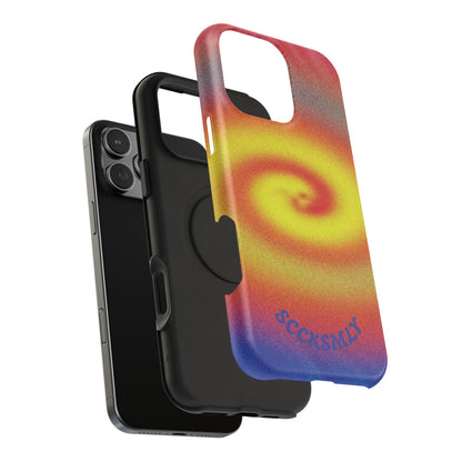 Toxic Spiral Tough Phone Case for Apple