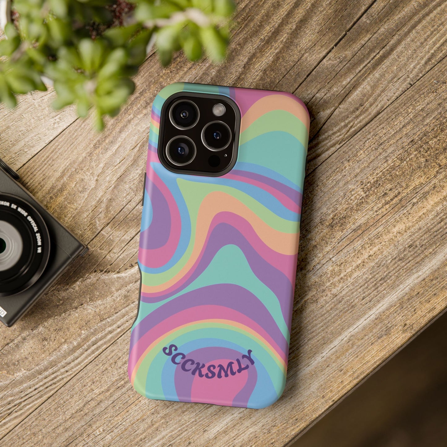 Pastel Swirl Phone Case for Apple