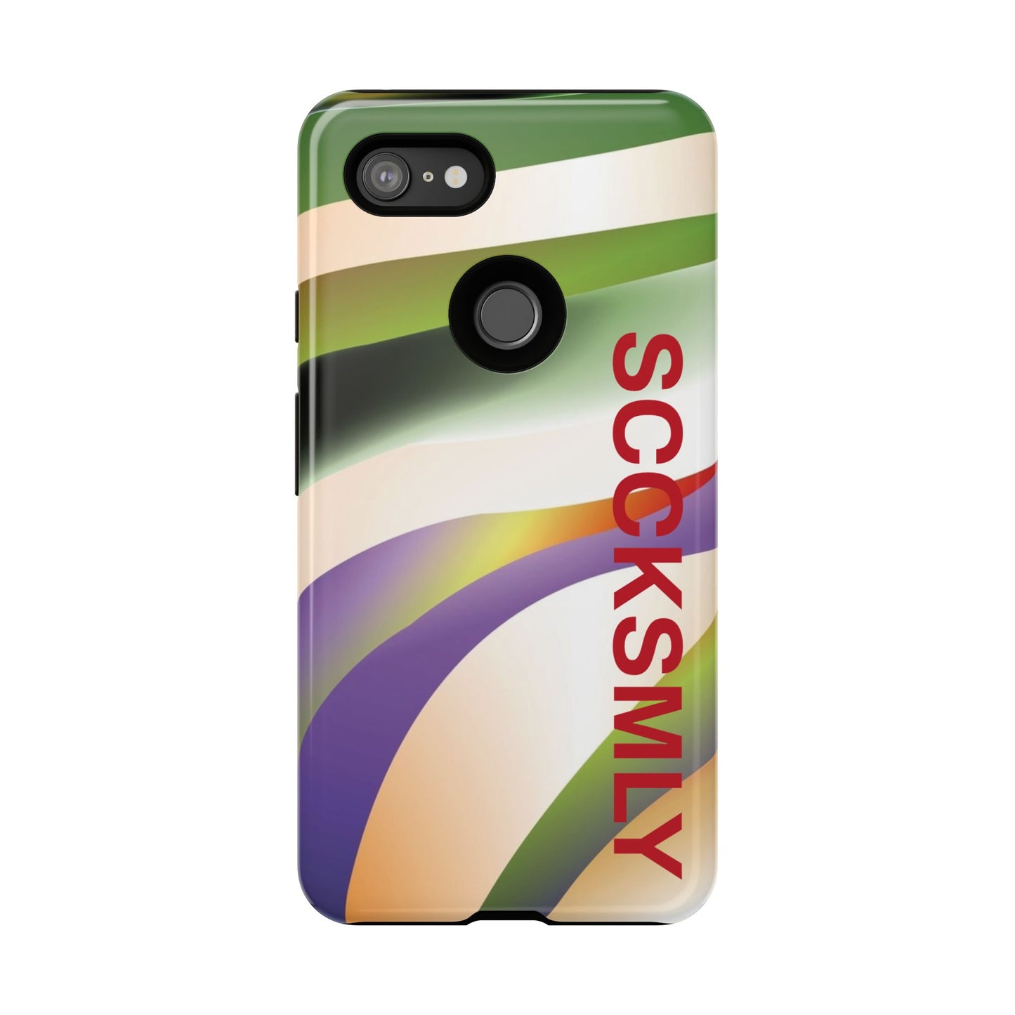 Green Waves Phone Case for Google Pixel