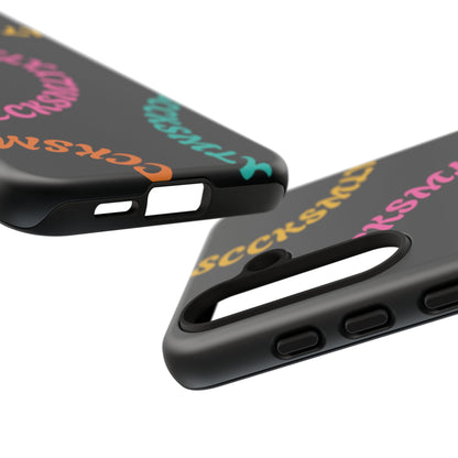 Y2K Wavy Script Tough Case for Samsung