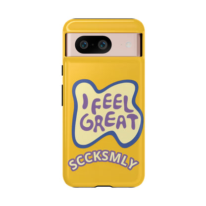Yellow "I FEEL GREAT" Tough Phone Case for Google Pixel