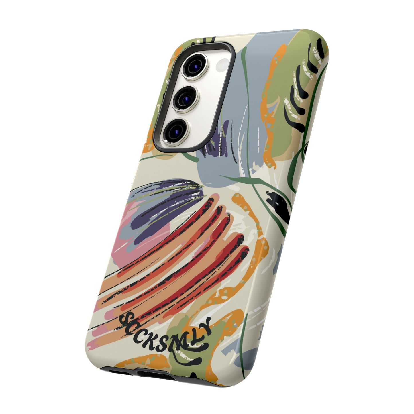 Botanical Strokes Palette Tough Phone Case for Samsung