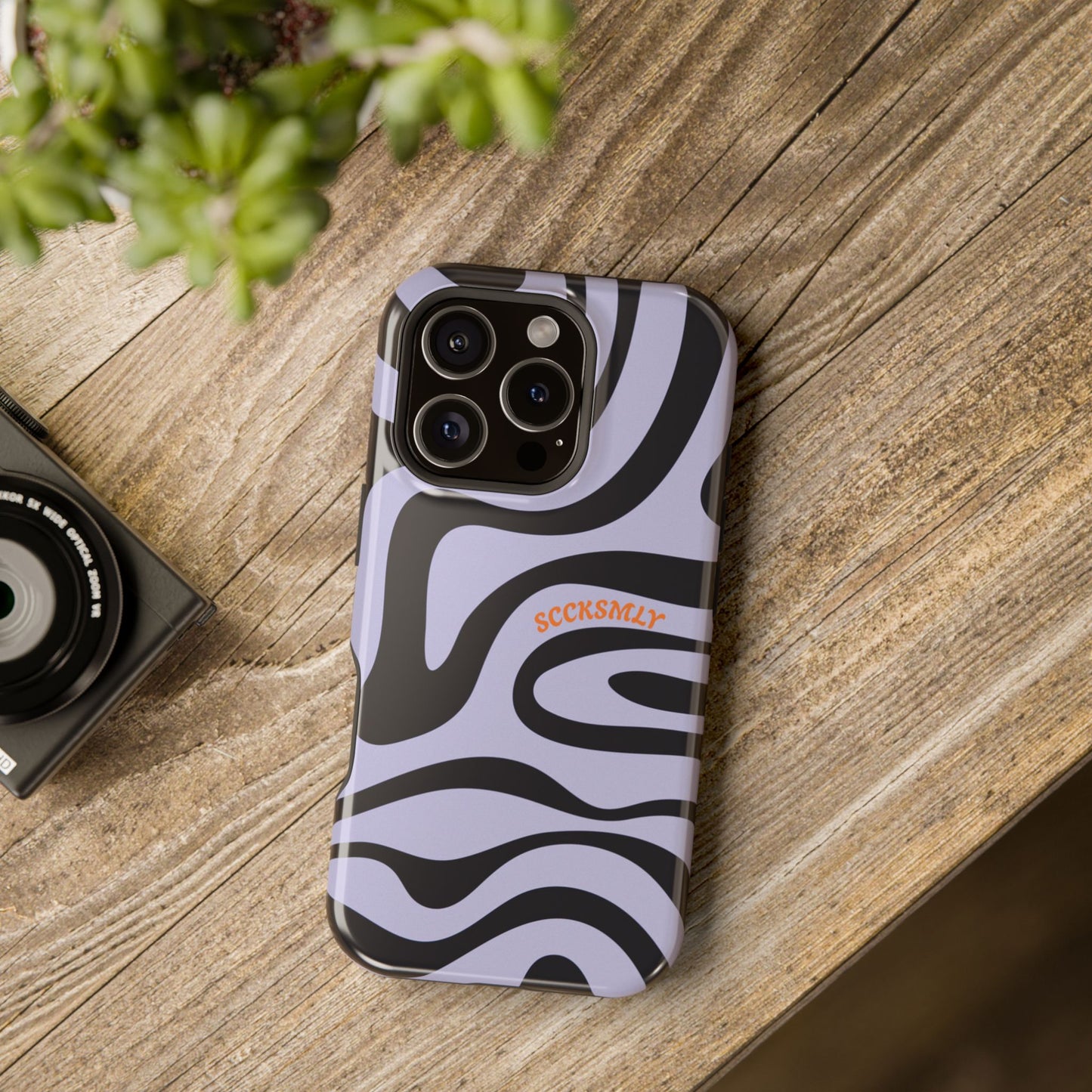 Purple Swirl Phone Case for Apple