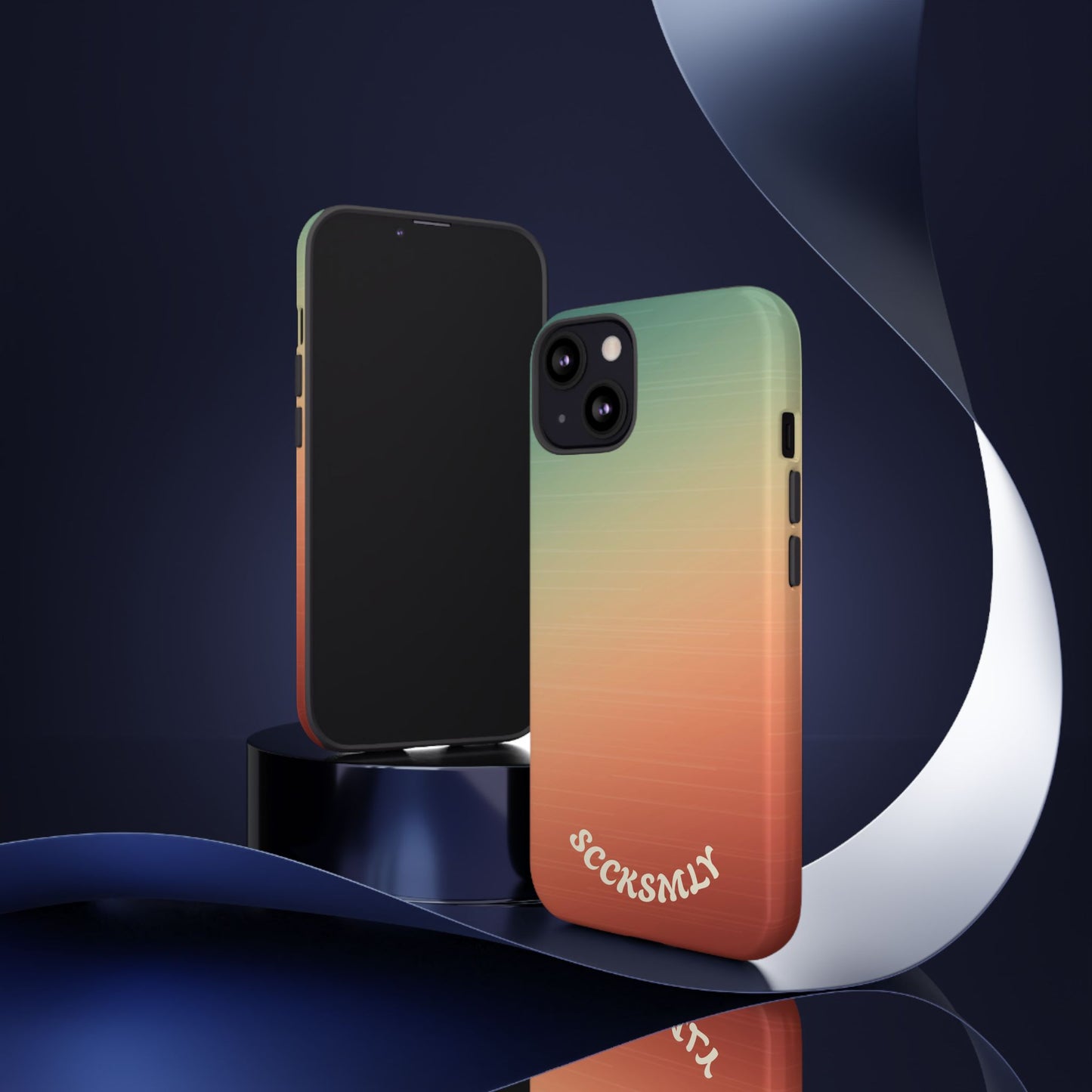 Warm Ombré Tough Phone Case for Apple