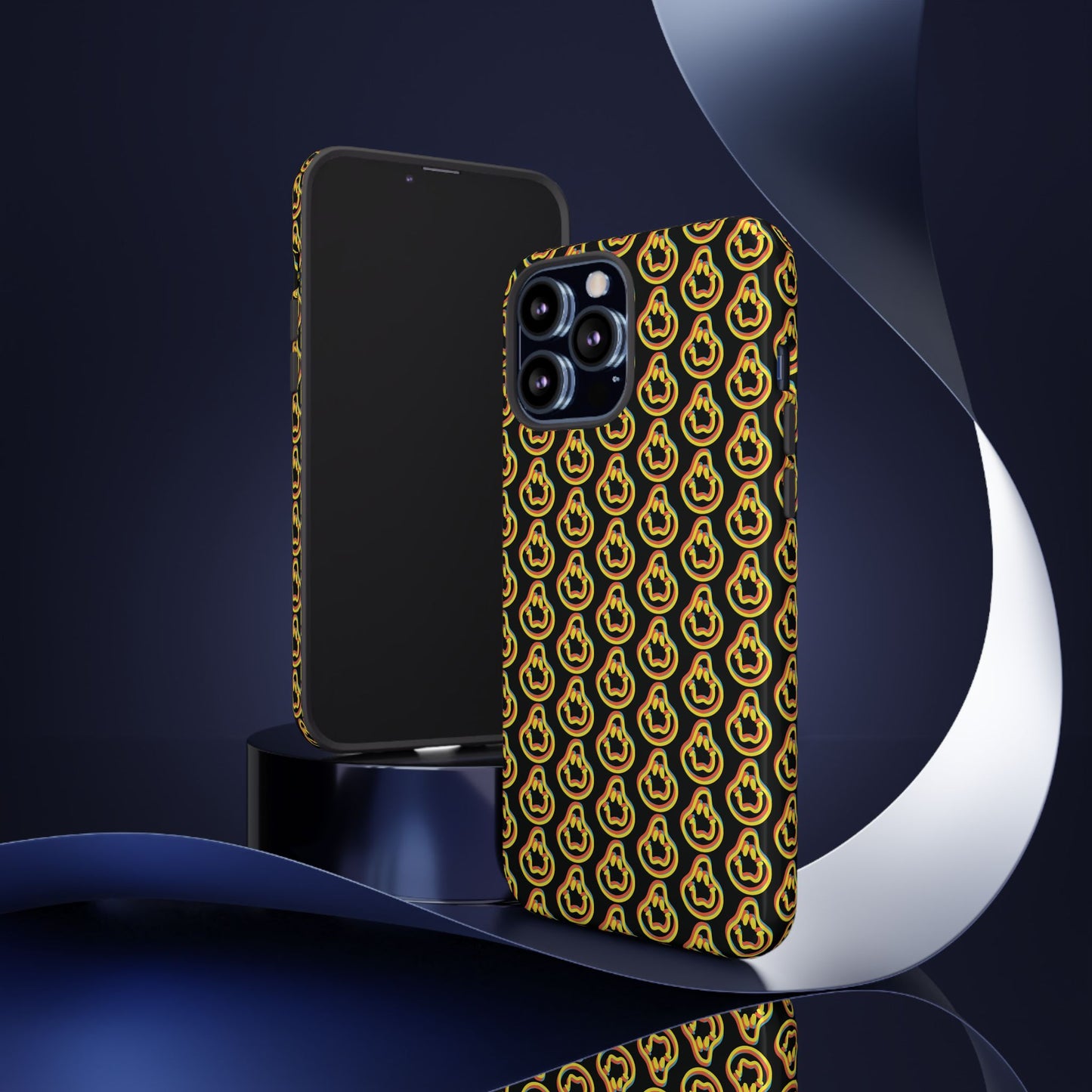 Solid SCCKSMLY Tough Phone Case for Apple