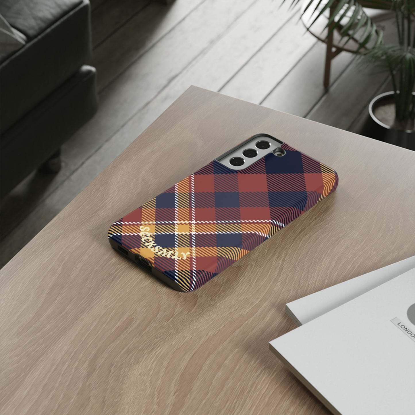 Harvest Tartan Phone Case for Samsung