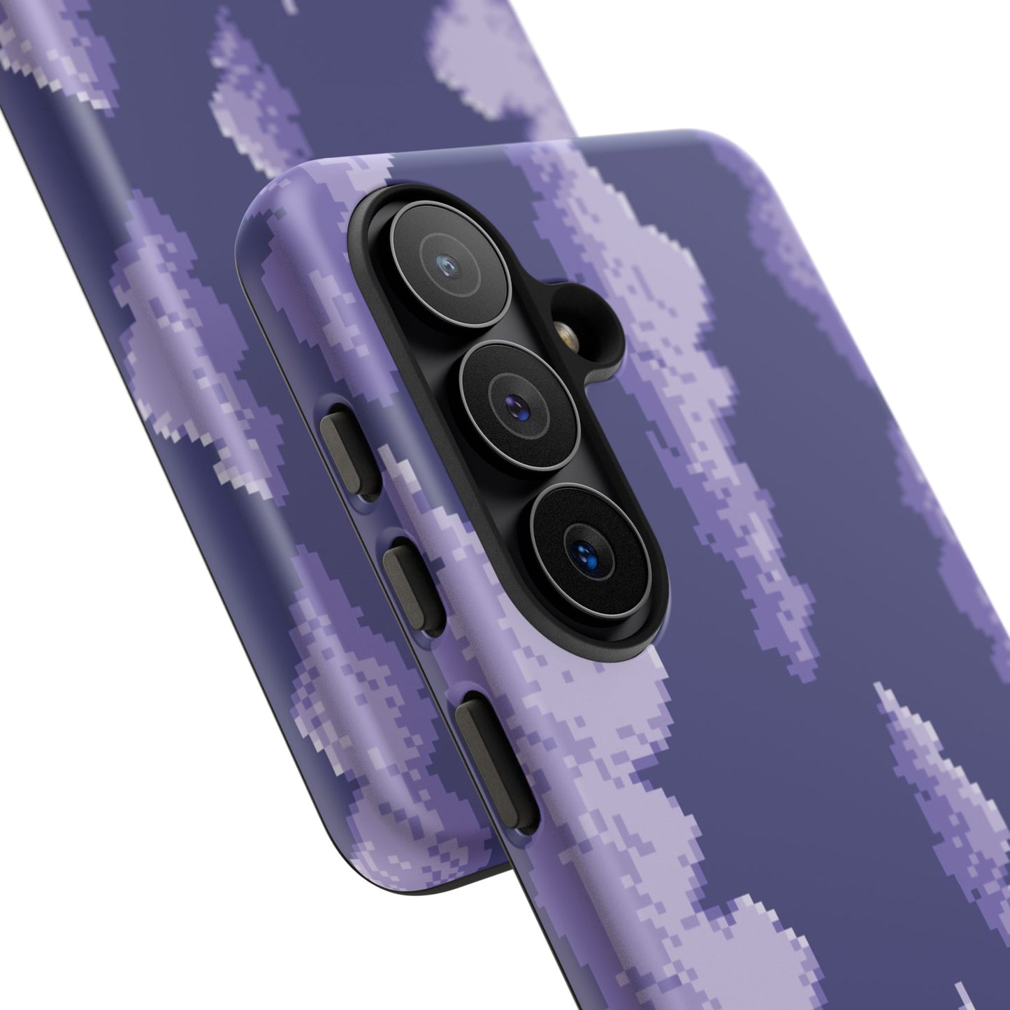Lilac Pixel Cloud Tough Phone Case for Samsung
