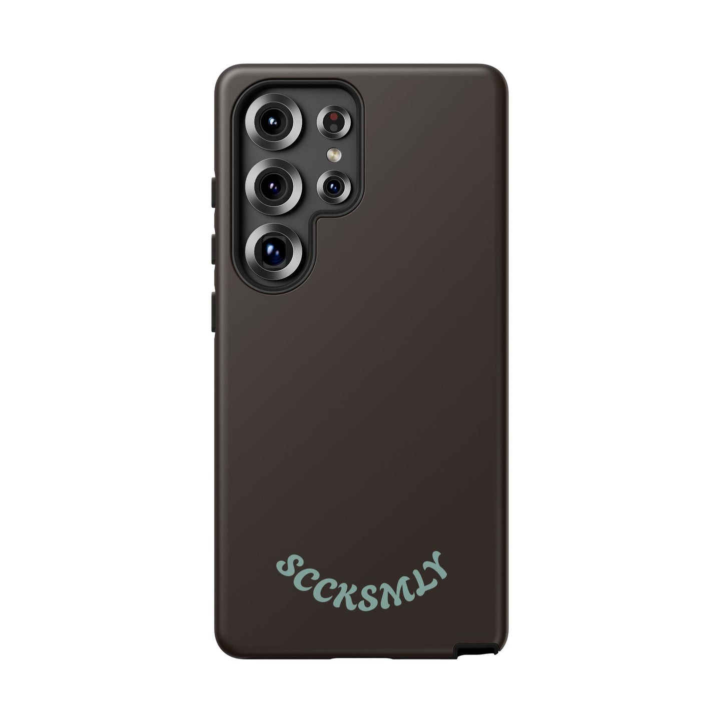 SOLID Espresso Mint Tough Phone Case for Samsung