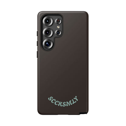 SOLID Espresso Mint Tough Phone Case for Samsung