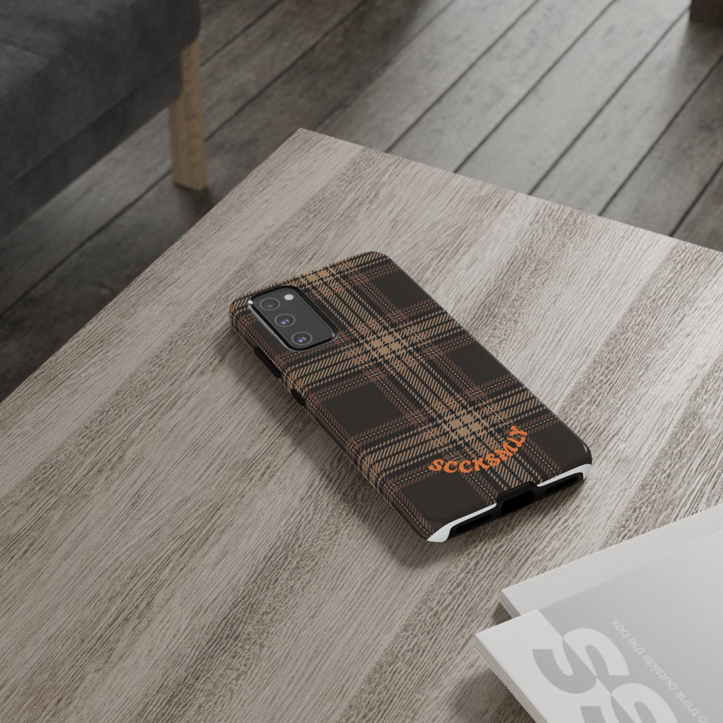 Brown Bread Plaid Tough Phone Case Samsung