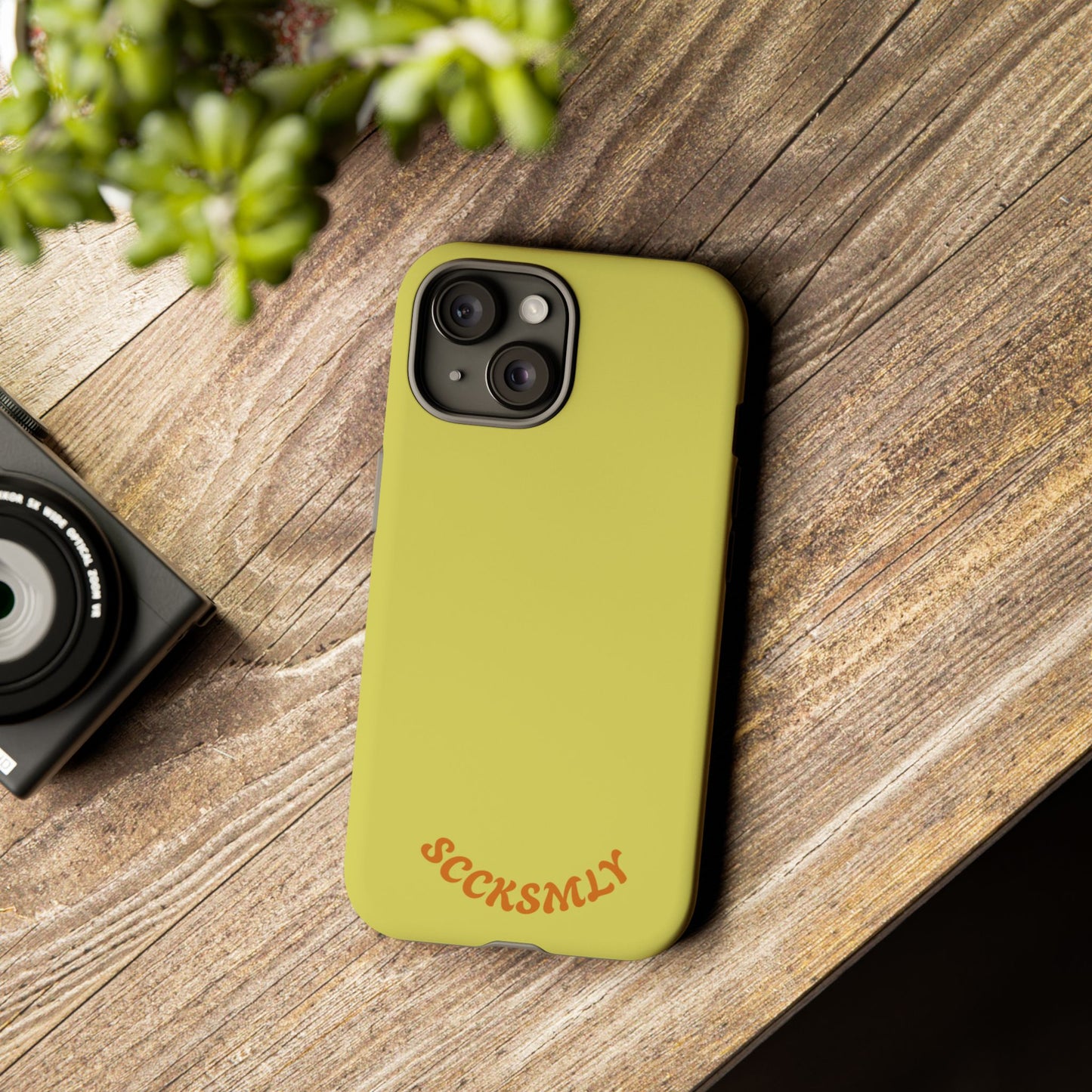 SOLID Lemon Dijon Glaze Tough Case for Apple
