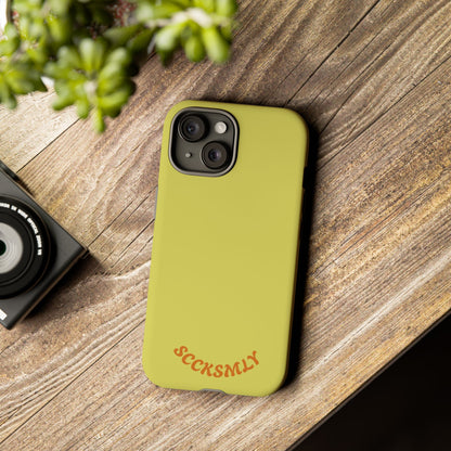 SOLID Lemon Dijon Glaze Tough Case for Apple