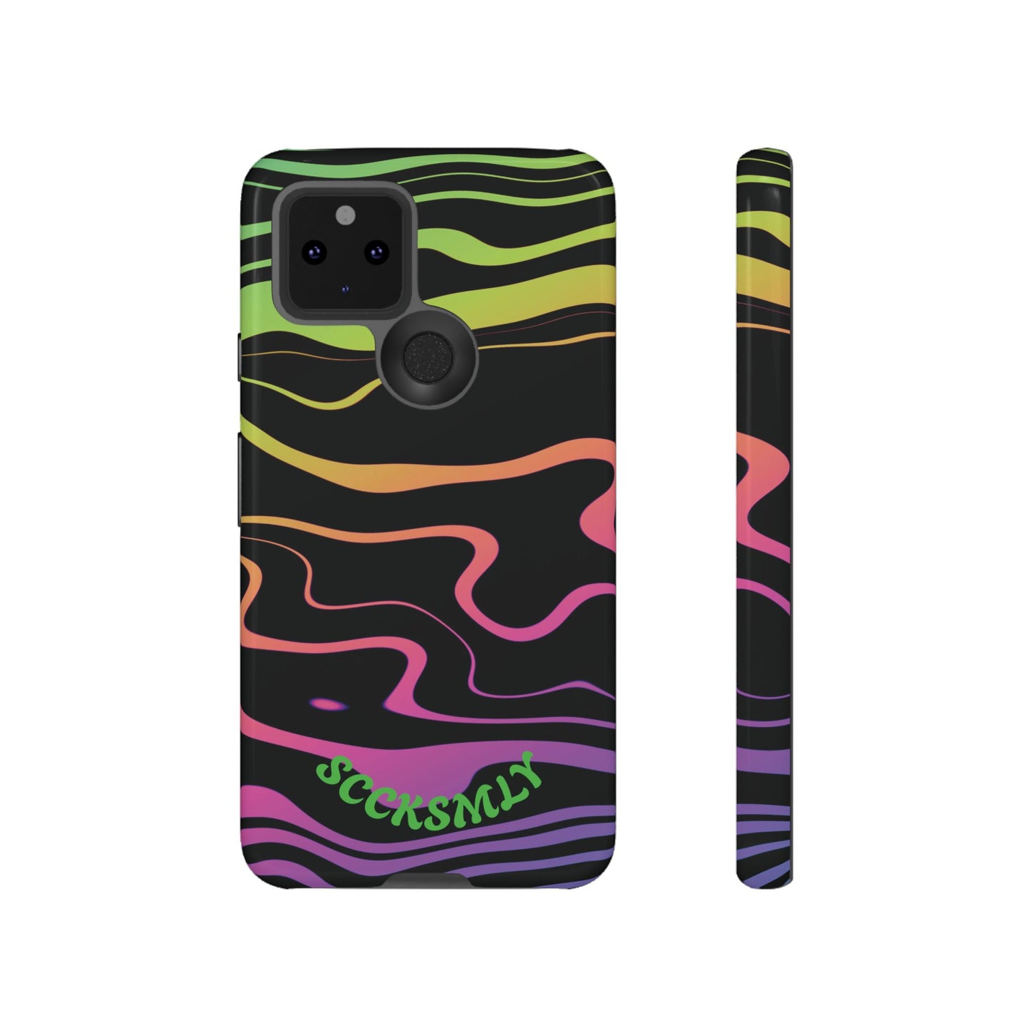 Dark Rainbow Phone Case For Google Pixel
