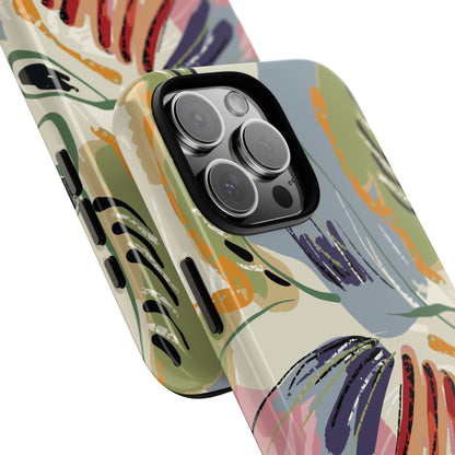 Botanical Strokes Palette Tough Phone Case for Apple