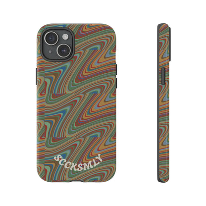 Earthly Waves Tough Phone Case for Apple
