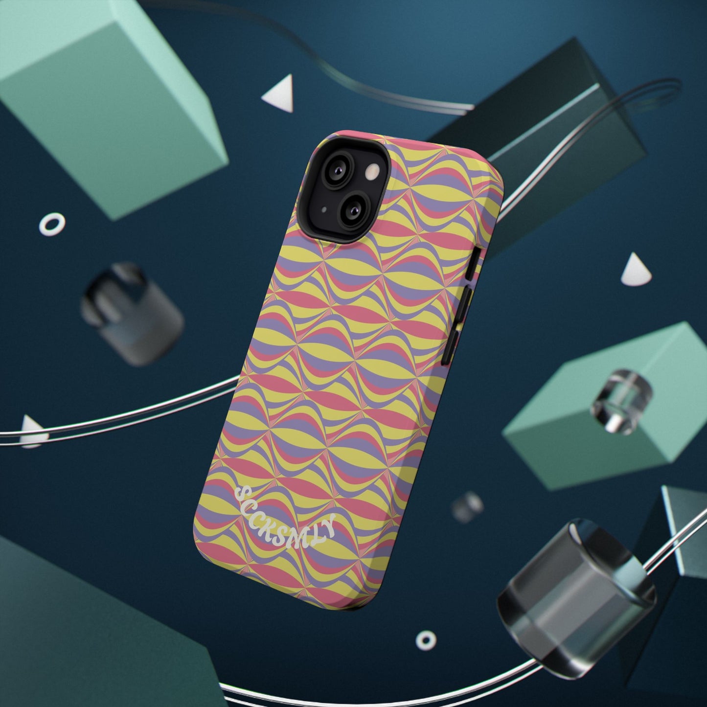 Electric Orbit Tough Phone Case for Apple
