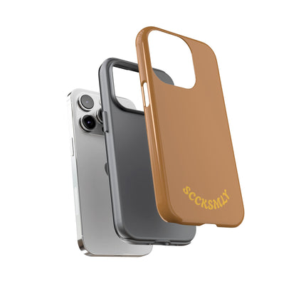 SOLID Spiced Caramel Tough Case for Apple