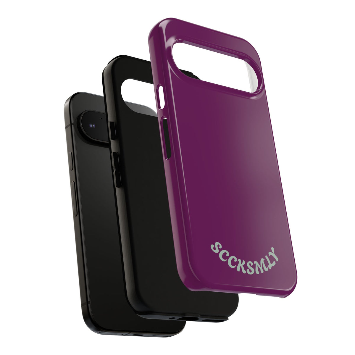 SOLID Amethyst Matte Tough Phone Case for Google Pixel