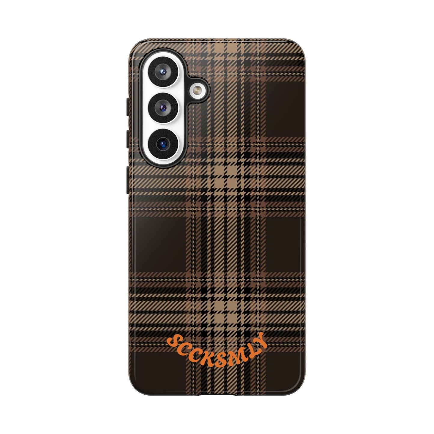 Brown Bread Plaid Tough Phone Case Samsung