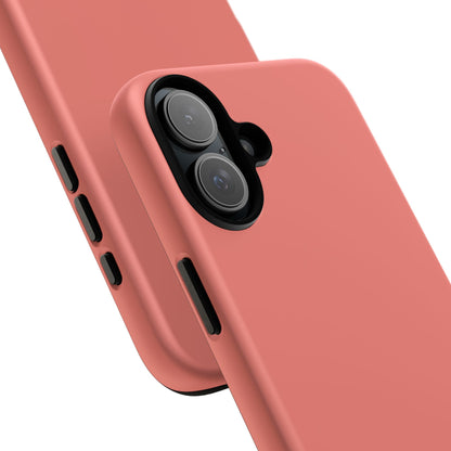 SOLID Guava Melon Wave Tough Phone Case for Apple