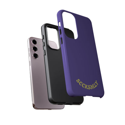 SOLID Dreamy Dusk Purple Tough Case for Samsung