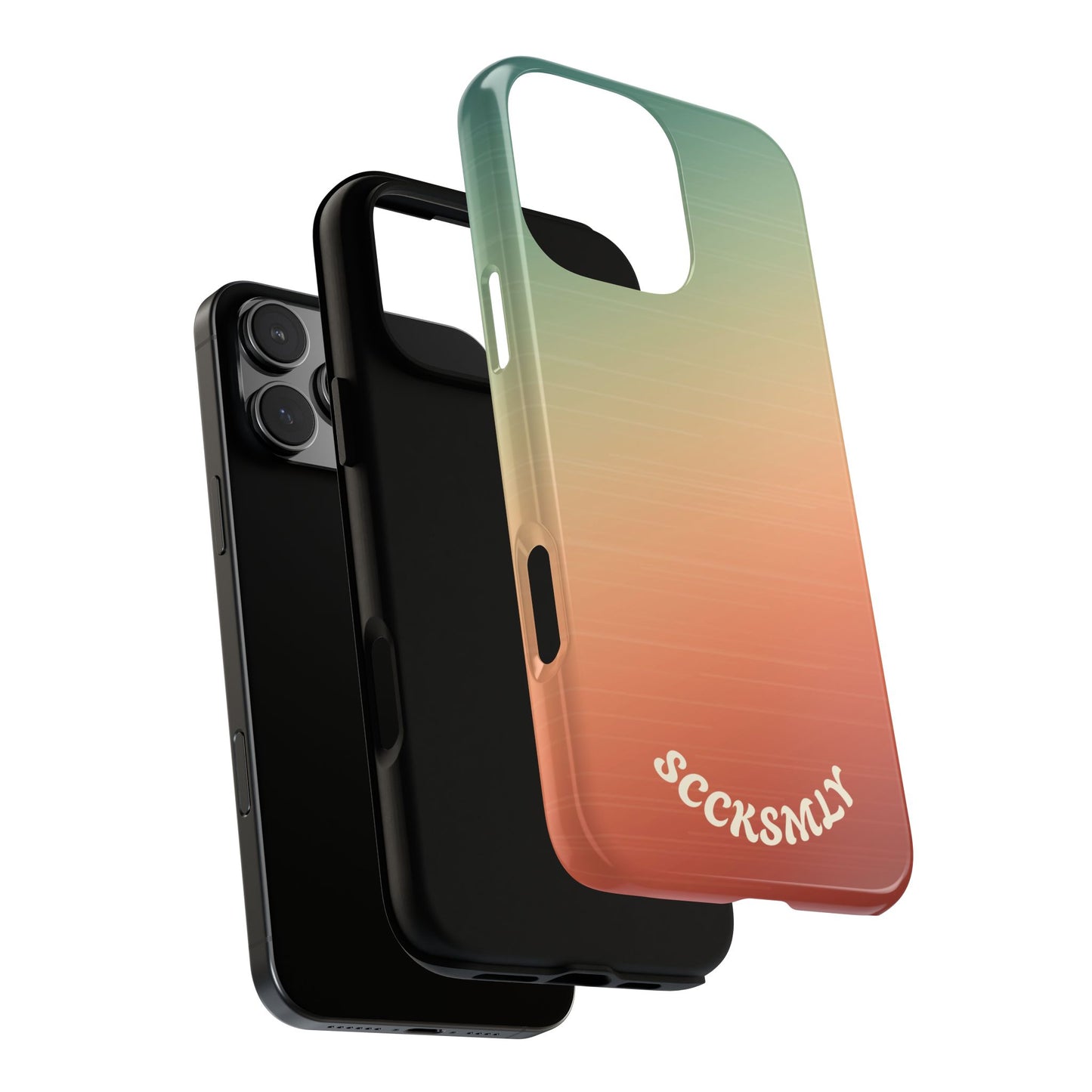 Warm Ombré Tough Phone Case for Apple
