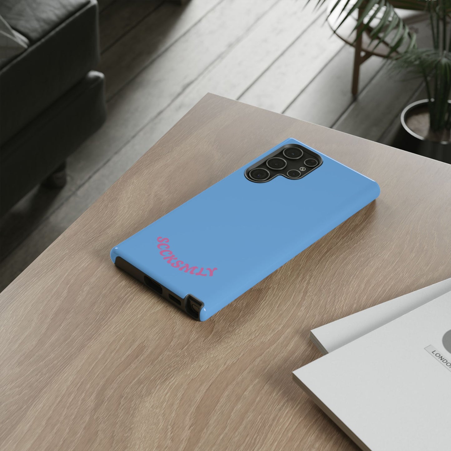 SOLID Blue Candie Tough Case for Samsung