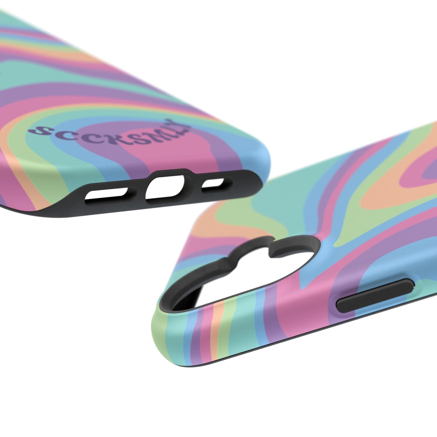 Pastel Swirl Phone Case for Apple