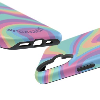 Pastel Swirl Phone Case for Apple