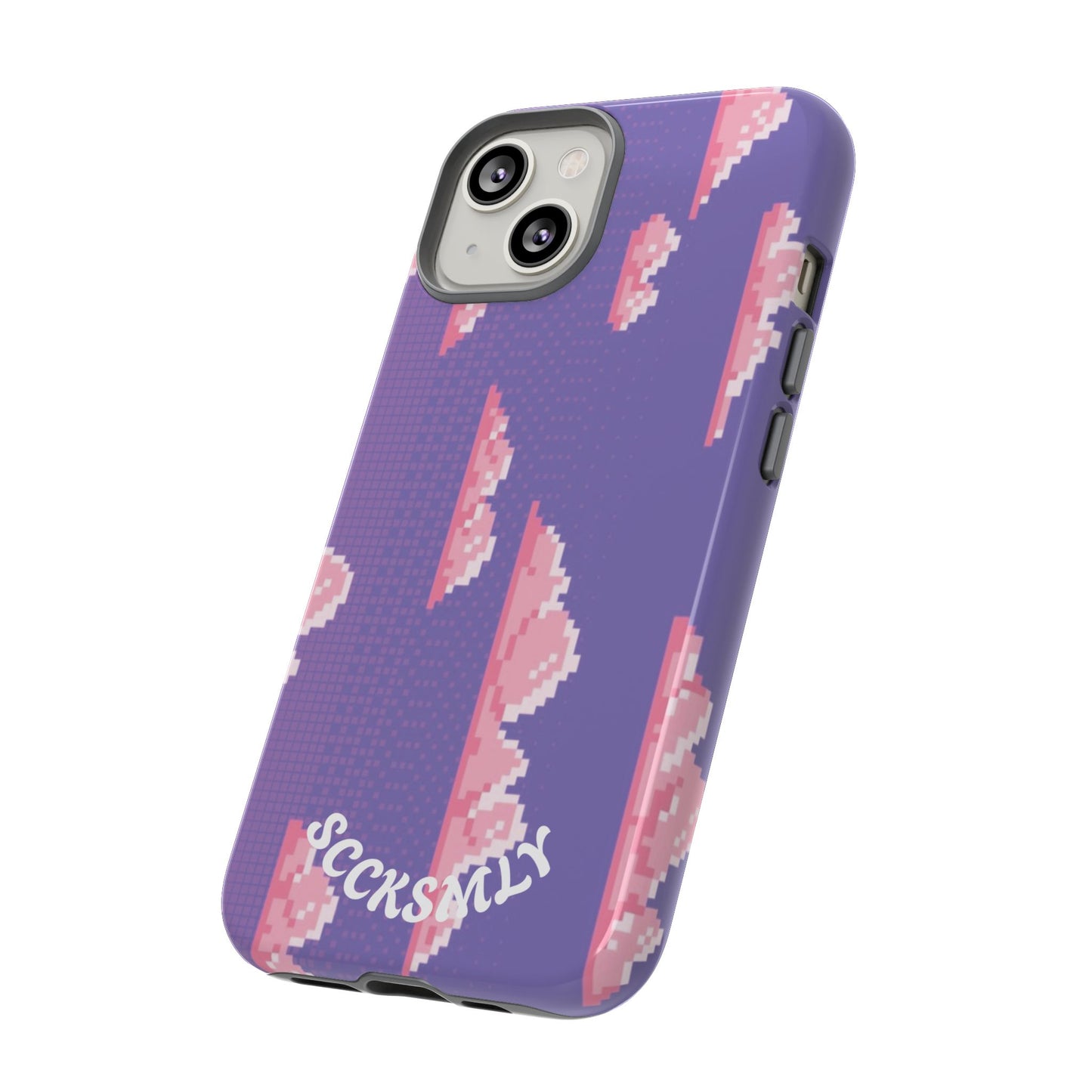 Purple Cotton Candy Sky Tough Phone Case for Apple