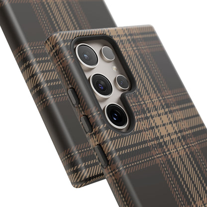 Brown Bread Plaid Tough Phone Case Samsung