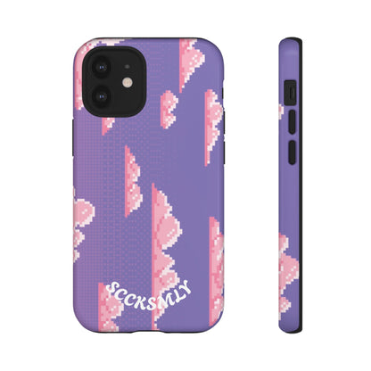 Purple Cotton Candy Sky Tough Phone Case for Apple