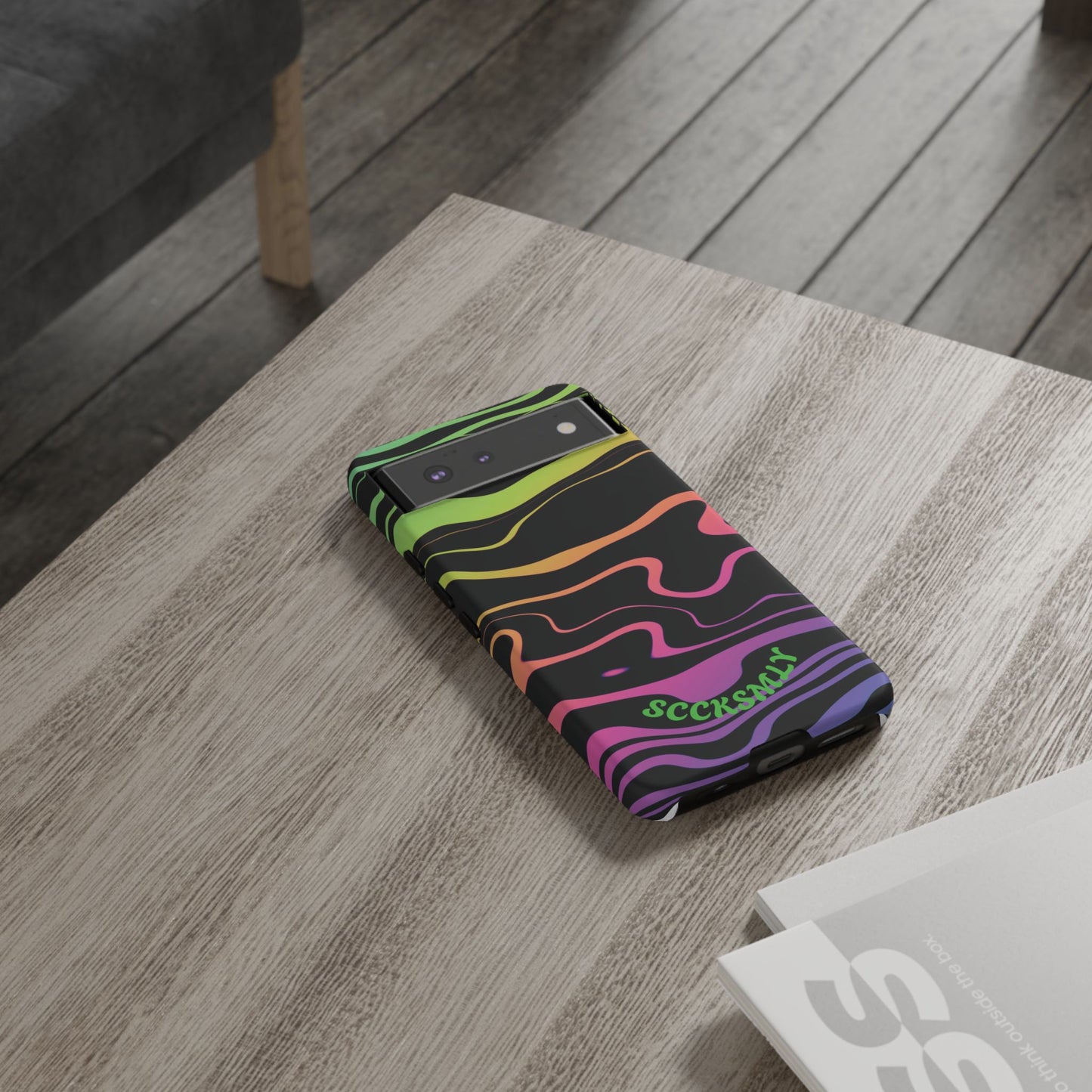 Dark Rainbow Phone Case For Google Pixel