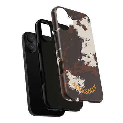 Sooo Cowboy Orange Tough Phone Case for Apple