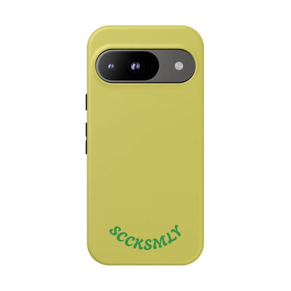 SOLID Lemon Pop Tough Case for Google Pixel