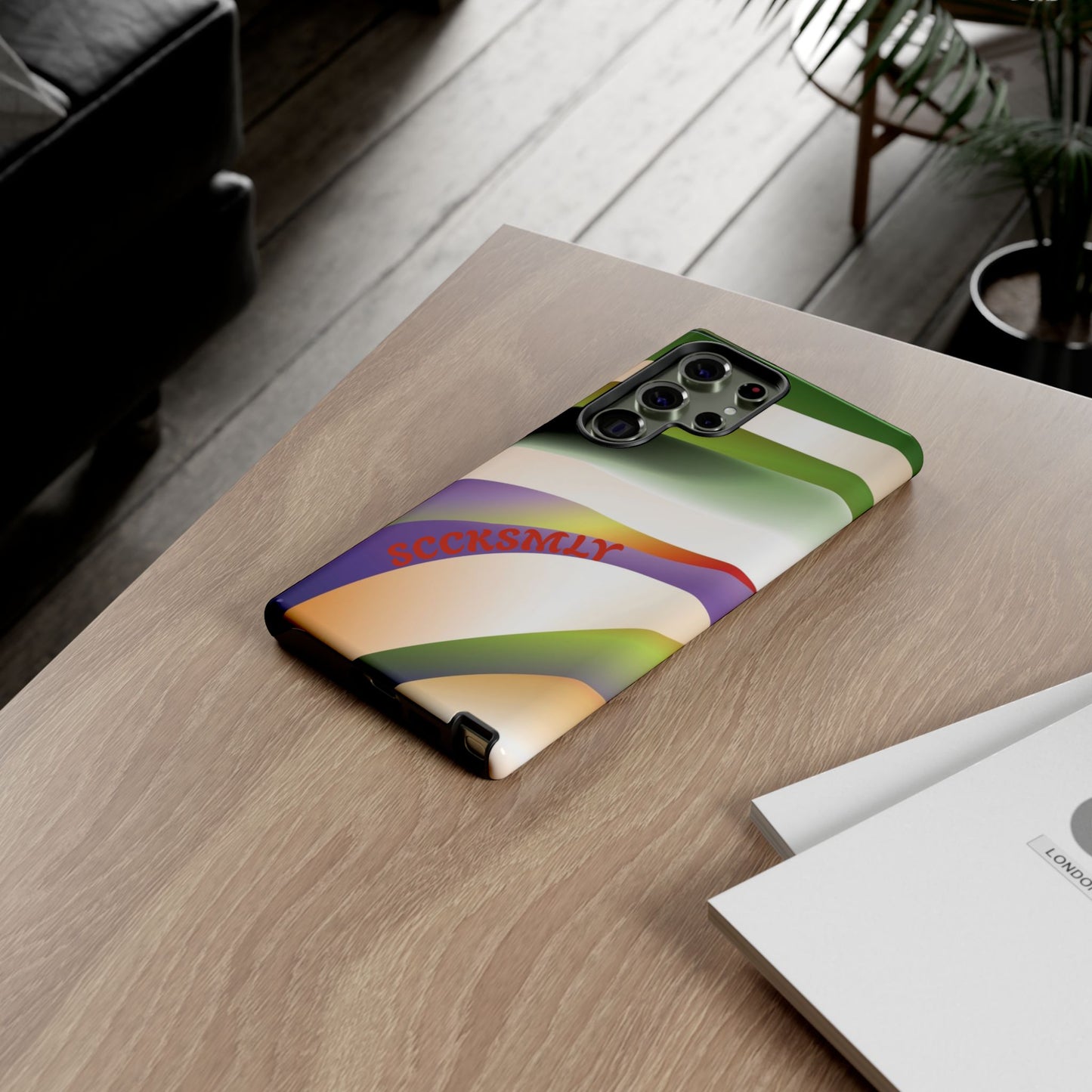Green Waves Phone Case for Samsung