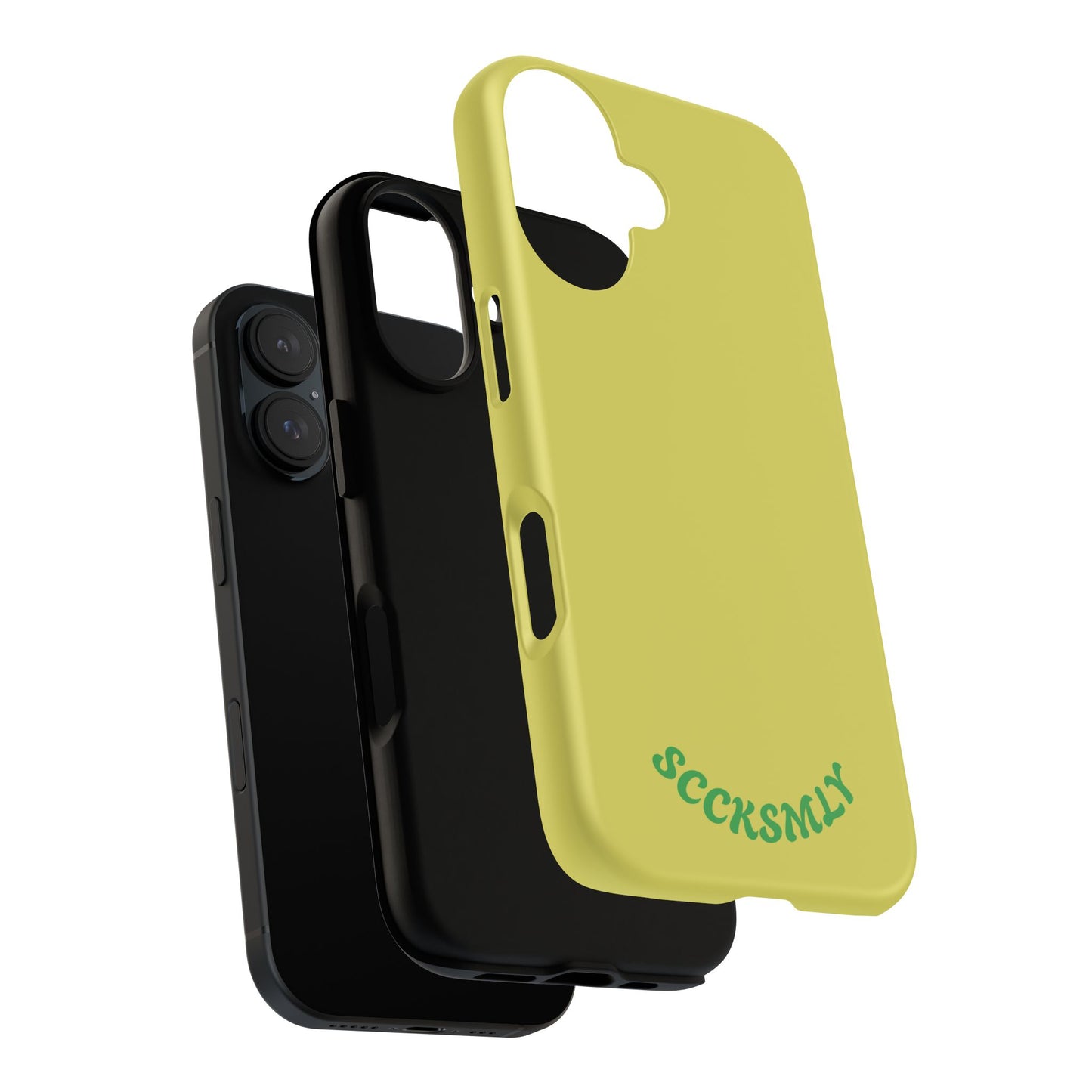 SOLID Lemon Pop Tough Case for Apple